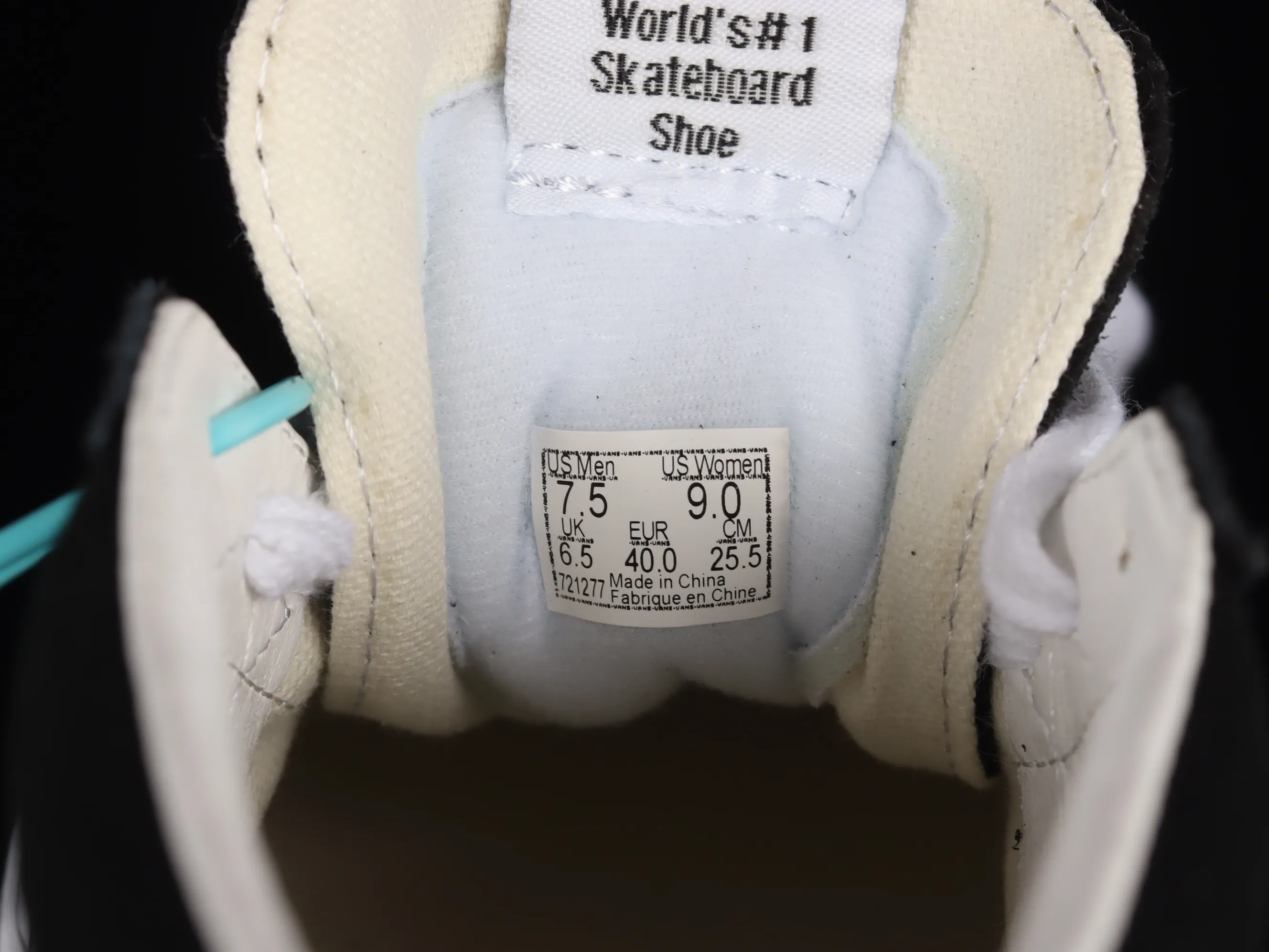 All categories Vans Vans series Vans Mid Vans China Vans SK8-Mid Vans classic black and white Chinese casual sneakers VN0A391F6BT